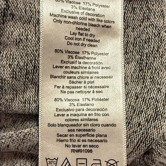 🌹NWOT:BOXER CRAFT CUDDLE OXFORD HEATHER JOGGERS - Picture 6 of 7